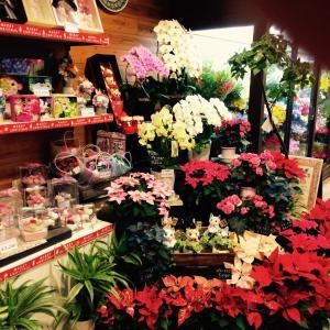 お店はクリスマス真っ盛り‼︎｜「花工房　浪漫」　（愛知県小牧市の花キューピット加盟店 花屋）のブログ