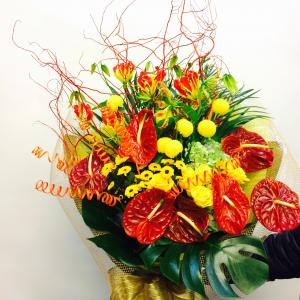 立派な花束。ご注文ありがとうございます！｜「花工房　浪漫」　（愛知県小牧市の花キューピット加盟店 花屋）のブログ