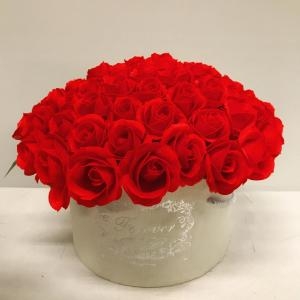 赤い薔薇のソープフラワー｜「花工房　浪漫」　（愛知県小牧市の花キューピット加盟店 花屋）のブログ
